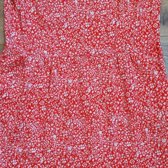 Boden Red Floral Phoebe Jersey Dress 12 - Picture 4 of 8